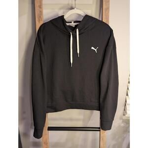 Puma Rebel Women's Black Hoodie Sweatshirt Large